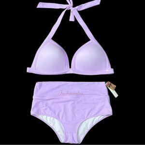 Victoria’s Secret Pink Swim Push Up Triangle Padded Bikini Top & Shortie Set XXL